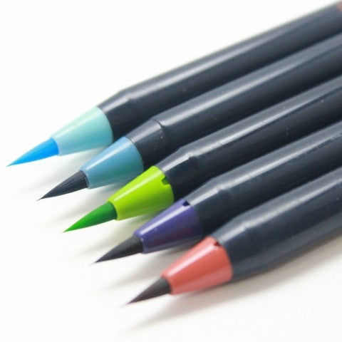 WATERCOLOR BRUSH PEN SAI 5 COLOR SET SUMMER EN PACKAGE