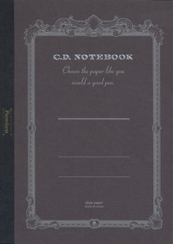 PREMIUM CD NOTEBOOK A4 BLANK 96PAGES BLACK