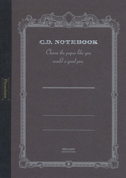 PREMIUM CD NOTEBOOK B5 BLANK 96PAGES BLACK