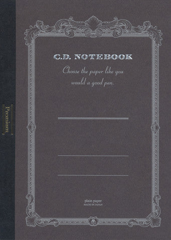 PREMIUM CD NOTEBOOK B5 BLANK 96PAGES BLACK