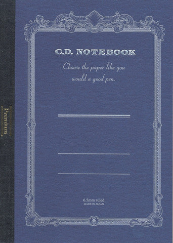 PREMIUM CD NOTEBOOK A6 6.5MM 18 LINE 96PAGES BLUE