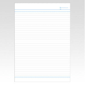 APICA NOTEBOOK LINE 7MM A4 50 SHEETS
