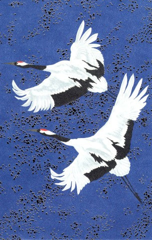 BLANK [2020] BLUE BASE: TWO CRANES [BLANK]