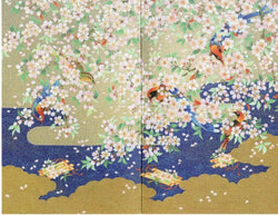 [BLANK] GOLD BASE: BIRDS W/ SAKURA 2