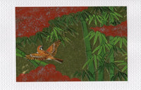 [BLANK] BIRD AND BAMBOO W/ FRAME