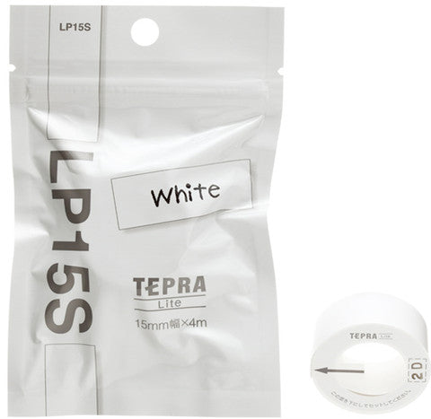 TEPRA LITE TAPE WHITE
