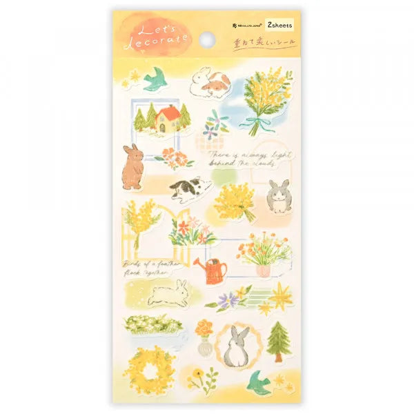 STICKERS LARGE - DECO TIME: RABBIT (1294102)