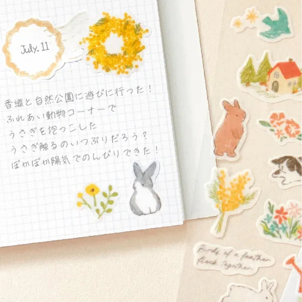 STICKERS LARGE - DECO TIME: RABBIT (1294102)