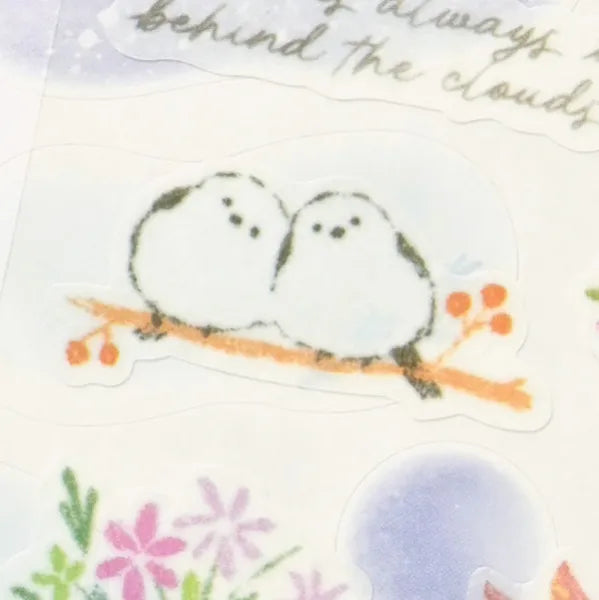 STICKERS LARGE - DECO TIME: LONG-TAILED TIT (1294101)