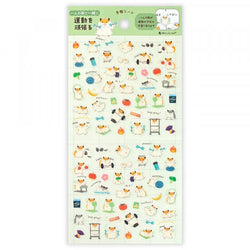PLANNER STICKERS LARGE - EXERCISING HAMSTER (5754110)