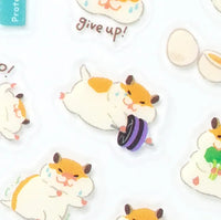 PLANNER STICKERS LARGE - EXERCISING HAMSTER (5754110)