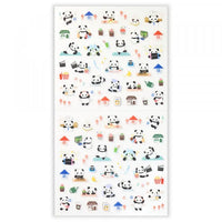 PLANNER STICKERS LARGE - PANDA ENJOYING HOBBIES (5754109)