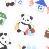 PLANNER STICKERS LARGE - PANDA ENJOYING HOBBIES (5754109)