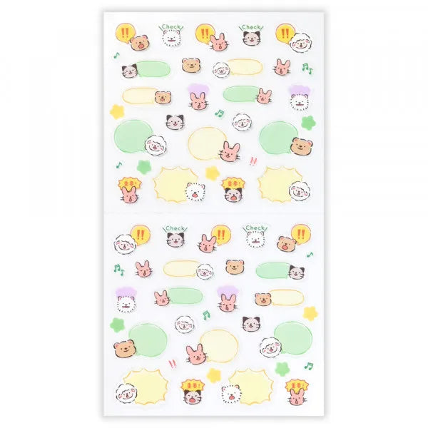 PLANNER STICKERS LARGE - CHATTY ANIMALS: ANIMALS (2954101)