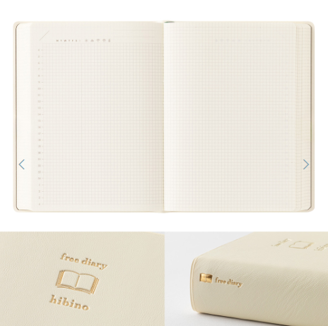HIBINO FREE DIARY A6 IVORY (15395006)