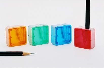 PENCIL SHARPENER ASSORT BL6/PK2/GR2/OR2