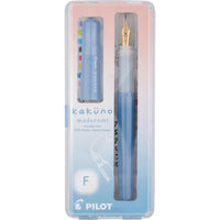 KAKUNO FOUNTAIN PEN MADOROMI FINE GOLD NIB BLUE (KFPM-BLKFPWK)