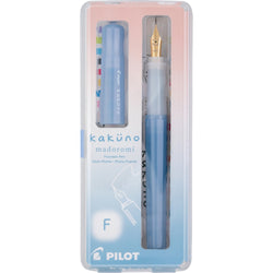 KAKUNO FOUNTAIN PEN MADOROMI FINE GOLD NIB BLUE (KFPM-BLKFPWK)