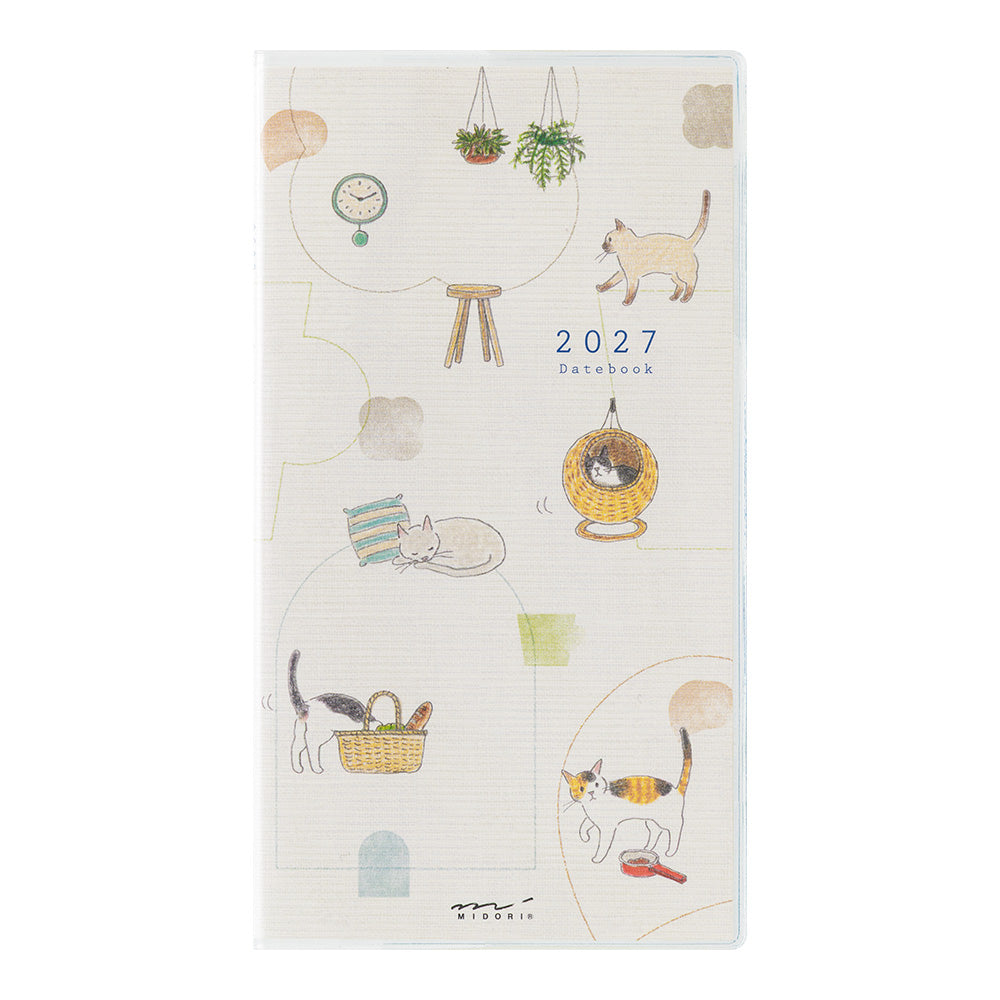 POCKET DIARY SLIM CAT 2027 (22438006)