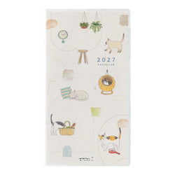 POCKET DIARY SLIM CAT 2027 (22438006)