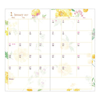 POCKET DIARY SLIM COUNTRY TIME FLOWER 2027 (22439006)