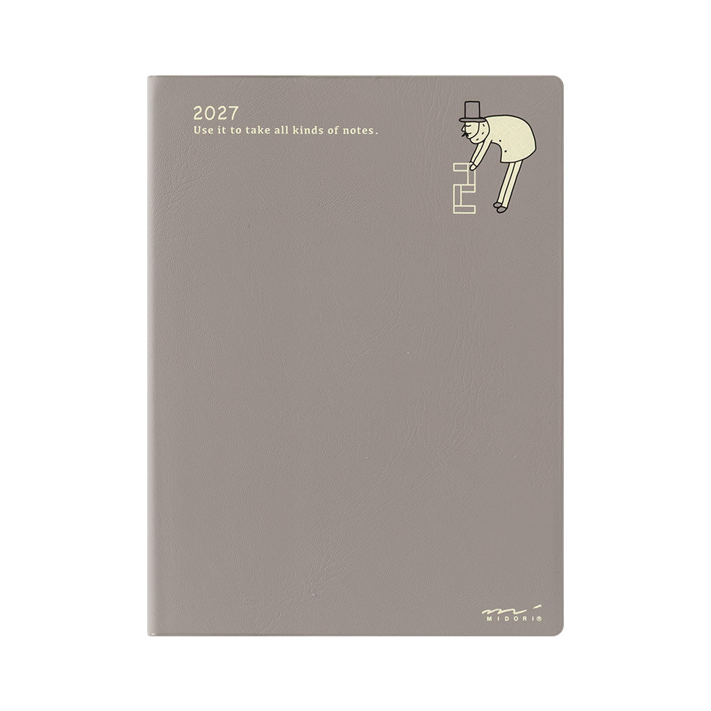 POCKET DIARY A6 WEEKLY BLOCK OJISAN 2027 (22447006)