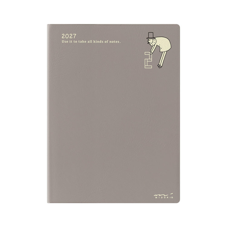 POCKET DIARY A6 WEEKLY BLOCK OJISAN 2027 (22447006)