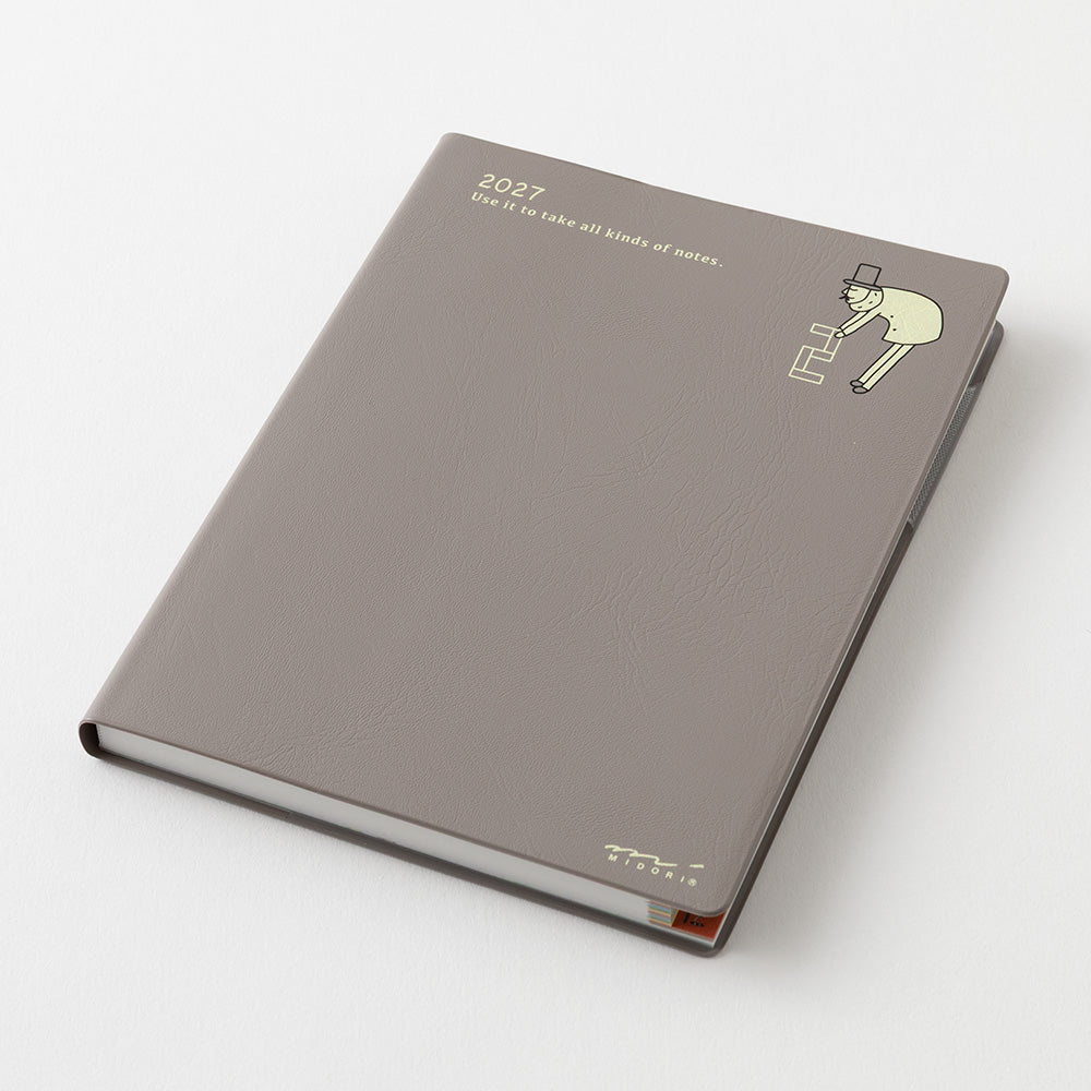 POCKET DIARY A6 WEEKLY BLOCK OJISAN 2027 (22447006)