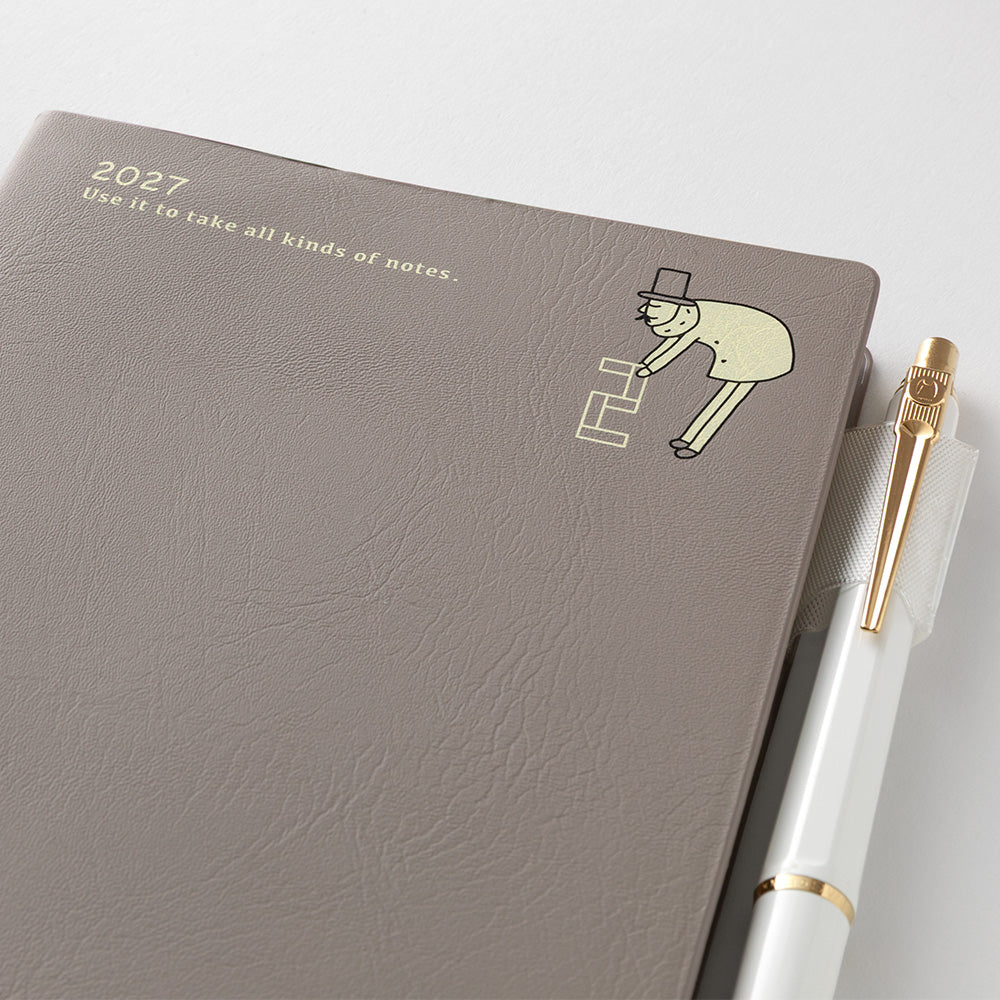 POCKET DIARY A6 WEEKLY BLOCK OJISAN 2027 (22447006)
