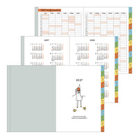 POCKET DIARY A6 WEEKLY BLOCK OJISAN 2027 (22447006)