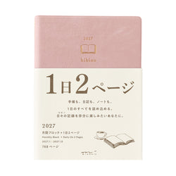 DIARY HIBINO A6 PINK 2027 (22467006)