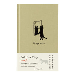 BOOK STYLE DIARY B6 VARIANT CAT BEIGE 2027 (22477006)