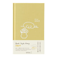 BOOK STYLE DIARY B6 VARIANT DOG YELLOW 2027 (22478006)