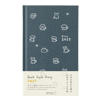 BOOK STYLE DIARY B6 VARIANT DOG NAVY 2027 (22479006)