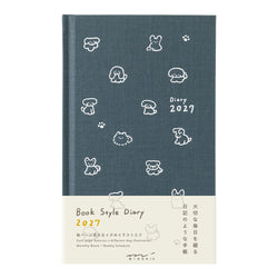 BOOK STYLE DIARY B6 VARIANT DOG NAVY 2027 (22479006)