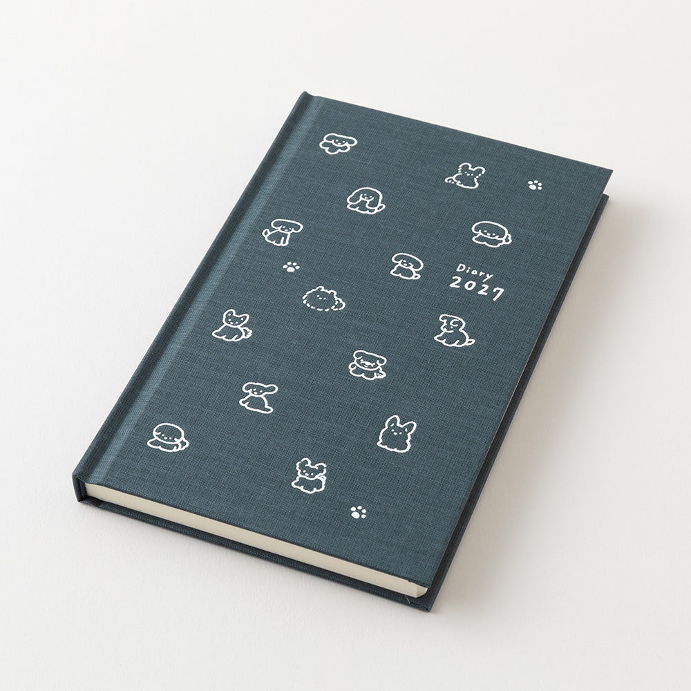 BOOK STYLE DIARY B6 VARIANT DOG NAVY 2027 (22479006)