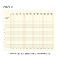 PLUS STAND DIARY B6 VARIANT NAVY 2027 (22480006)