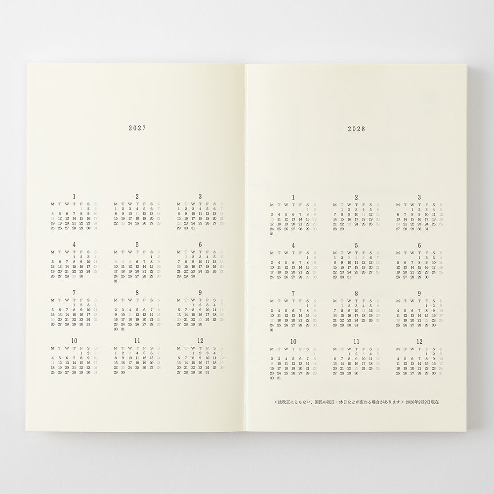 MD DIARY 2027 B6 SLIM (22487006)