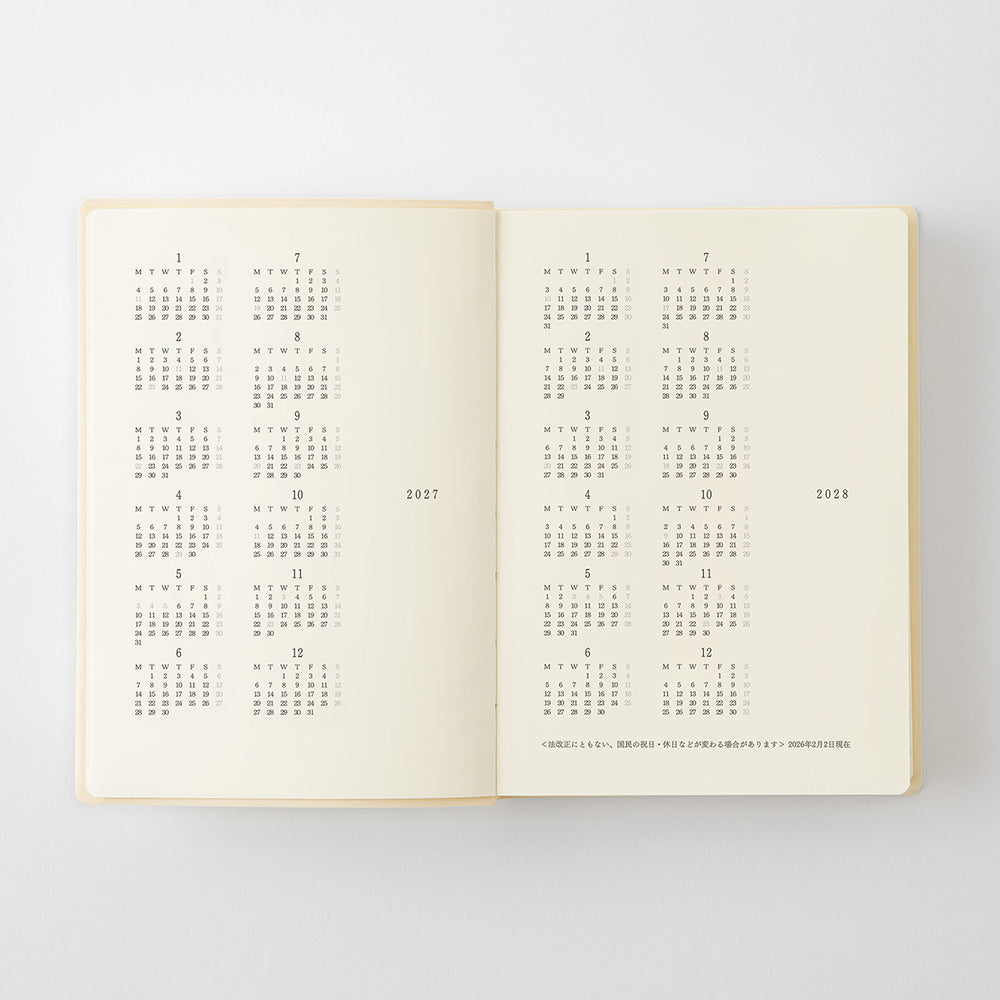 MD DIARY 2027 A6 1DAY 1PAGE (22491006)