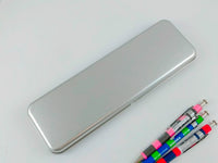SLIP-ON NEW FLAT PEN CASE 2.4 X 7.9 IN