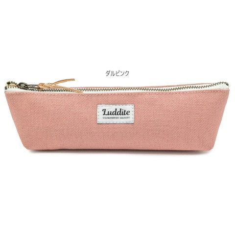 NO.8 CANVAS BOAT PEN CASE - DULL PINK