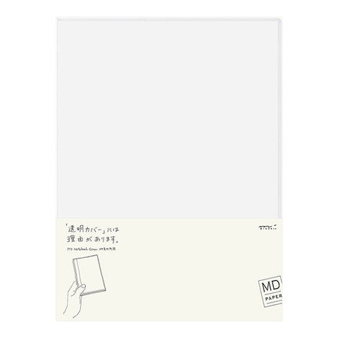 MD NOTEBOOK CLEAR COVER A4
