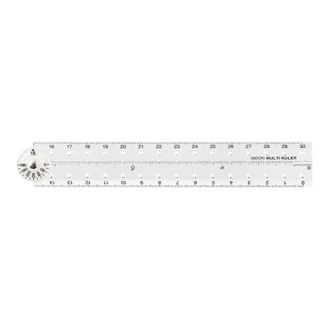 MULTI RULER 30CM CLEAR