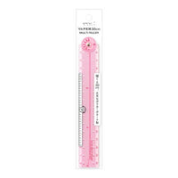 MULTI RULER 30CM PINK