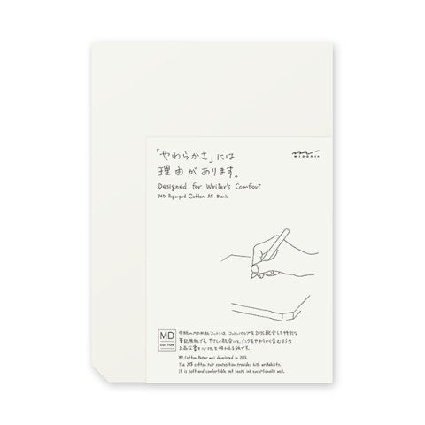 MD PAPER PAD COTTON A5 BLANK