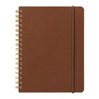GRAIN NOTEBOOK B6 DARK BROWN