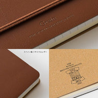 GRAIN NOTEBOOK B6 DARK BROWN