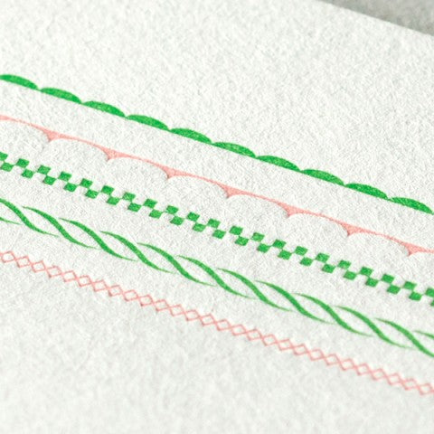 LETTER SET 462 PRESS FRAME PINK