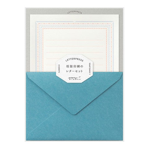 LETTER SET 463 PRESS FRAME BLUE