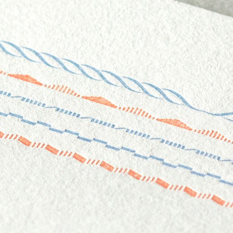 LETTER SET 463 PRESS FRAME BLUE